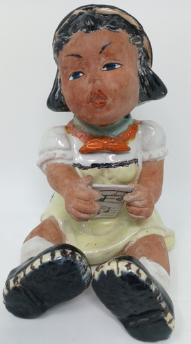 Statuina ragazza ceramica