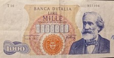 ITALIA BANCONOTA 1000 LIRE