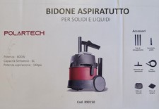 Bidone Aspiratutto Solidi E Liquidi 6 Litri Nuovo