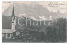 1908 FUSINE / VAL DI ZOLDO (BL) Veduta del Monte Civetta *Cartolina FP VG