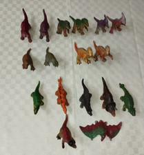 RARO SET COMPLETO 12 DINOSAURI + 5 VARIANTI I DINOS MR. DAY PARMALAT VINTAGE