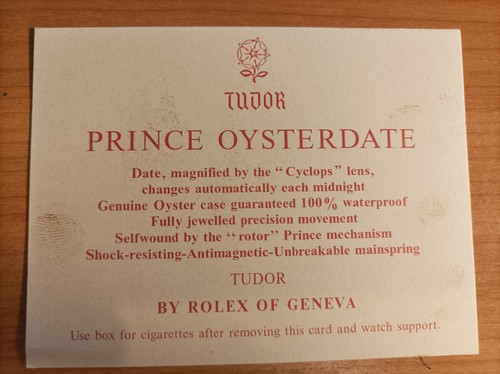 Rolex tudor prince - tudor,