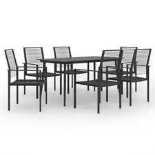 5/7x Set da Pranzo da Giardino Arredamento Giardino Tavolo Esterno vidaXL