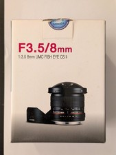 Obiettivo Samyang 8mm f/3.5
