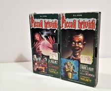 SERIE PICCOLI BRIVIDI - VIDEOCASSETTA N.1 & N. 2 - R.L.STINE -VHS FOX VIDEO 2001