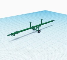 Barre de traction Mirage IV A ou P  1/48 (échelles non incluses)