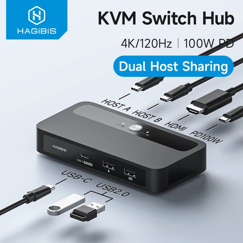 Hagibis switch kvm usb - hagibis,