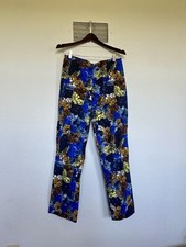 Pantalone Prada Autunno 2017 Pop Art Astratto Floreale Taglia 44