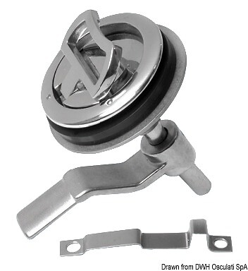 Alzapaiolo inox serratura - alzapaiolo, +