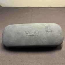 Grey Faux Suede Vintage Hard