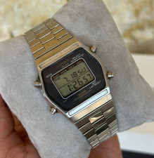 Orologio Citizen Seven vintage anni 70 cronografo digitale ultra raro 38 mm...