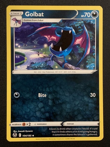 Golbat 104 195 uncommon - 104/195, |