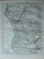 Mappa Vittoriana 1899 ~ Africa