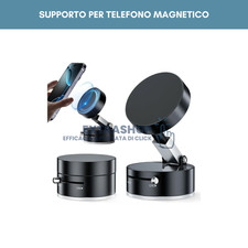 Supporto Magnetico Auto Telefono – Porta Smartphone Universale Fissaggio Forte