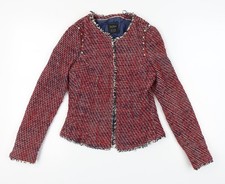 Blazer rosso regolare donna