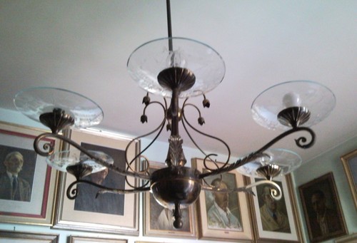 Lampadario bracci vintage - lampadario,