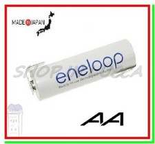 batteria ricaricabile 1,2v a saldare Eneloop pila stilo AA 1900mAh lamelle "Z"