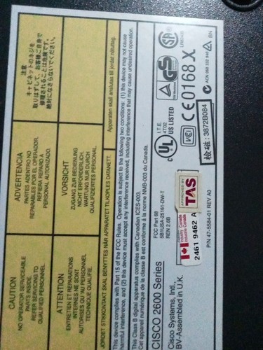 Router cisco 2600 series - router,