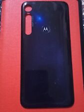 Vetro Posteriore Motorola G8 Plus Blu Back Cover Glass Ricambio 