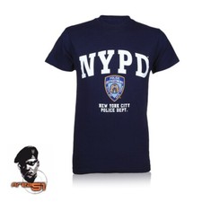 T-SHIRT MAGLIETTA POLIZIA DI NEW YORK NYPD BLU