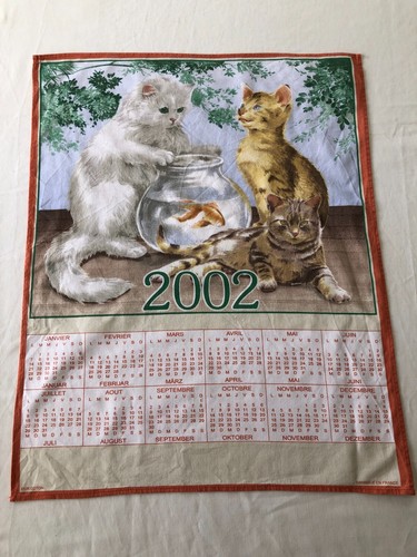 Asciugamano calendario 2002 - calendario,