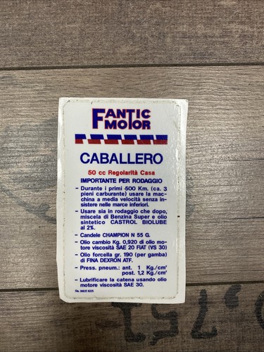 Adesivo rodaggio fantic - adesivo, 50