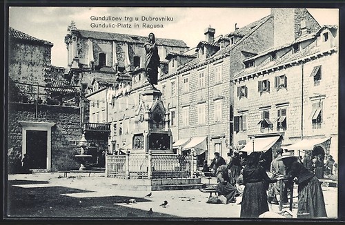Cartolina ragusa monumento in - monumento,