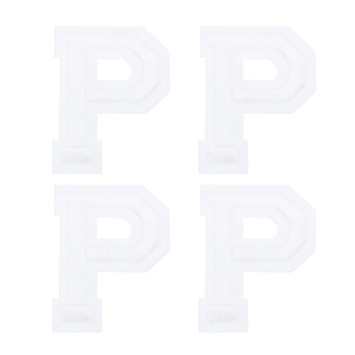 Pezzi patch lettere bianco - patch,