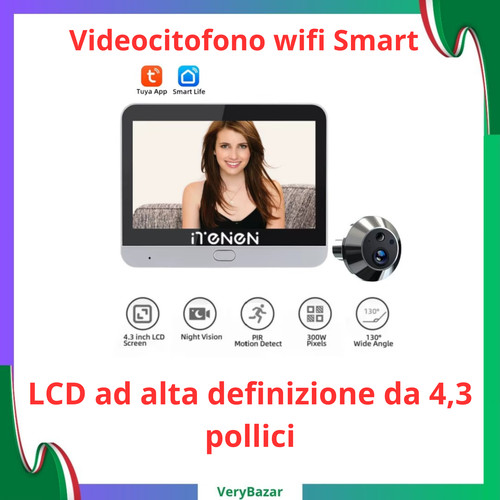 Videocitofono wifi smart - videocitofono,