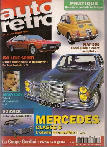 Auto retro 192 mercedes - auto,