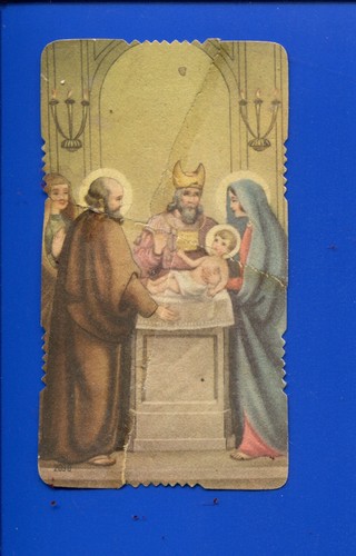 Antico santino fustellato - antico,
