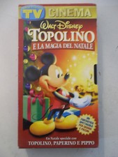 VHS VIDEOCASSETTA " TOPOLINO E LA MAGIA DEL NATALE " WALT DISNEY (VHS-1)