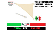 Vela triangolare parasole da