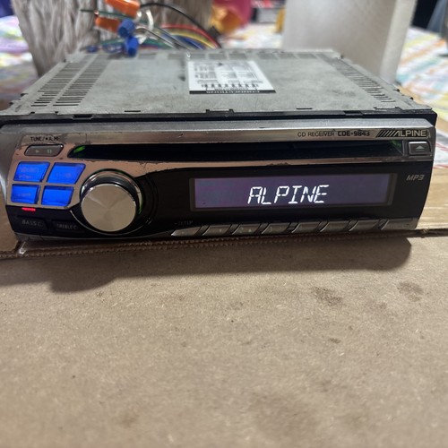 Autoradio alpine cde 9843 1din - alpine, cde-9843