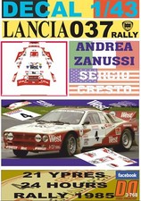 DECAL 1/43 LANCIA 037 RALLY