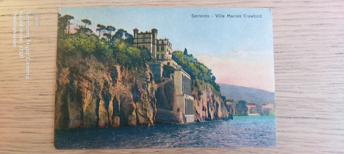 Cartolina sorrento villa - cartolina,