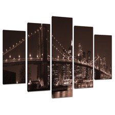 Quadri su tela 5 pannelli