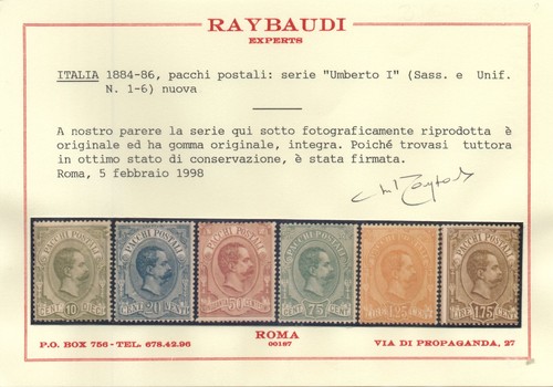 Regno 1884 pacchi postali - pacchi,