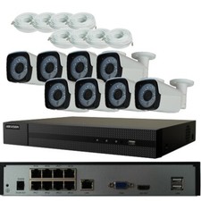 KIT VIDEOSORVEGLIANZA IP POE 8