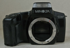 Reflex analogica Minolta Dynax 5000i macchina fotografica pellicola rullino 35mm