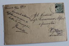 1909+GENOVA cartolina AUTOGRAFA GARIBALDI+(da decifrare chi era)-F309