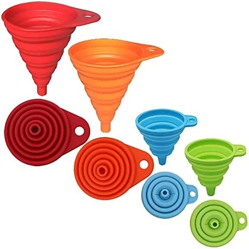 Imbuto silicone pieghevole set - imbuto,