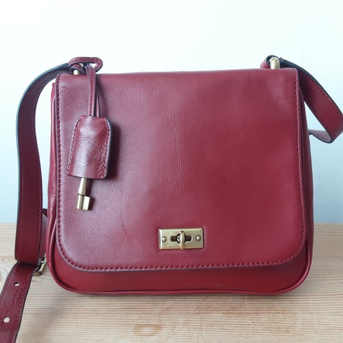 Borsa pelle fossil tracolla - in,
