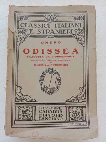 Odissea omero tradotto - l'odissea, di