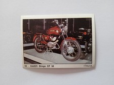 FIGURINA MOTO 2000 PANINI 1972 GUZZI DINGO GT 50 n 93 CON VELINA
