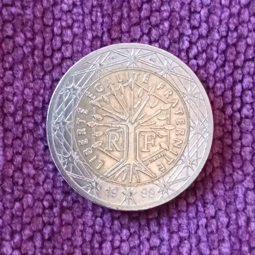 Moneda francia 1999 - francia,