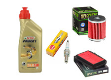 KIT/TAGLIANDO Yamaha WR 125 X 2009 2011 CASTROL 15W50 FILTRO OLIO ARIA CANDELA