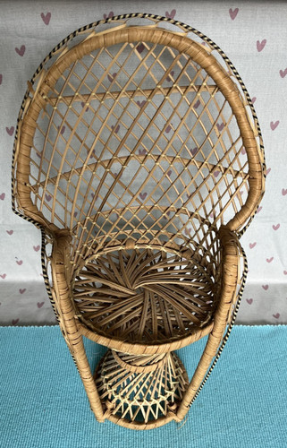 Vtg mini wicker - vtg,