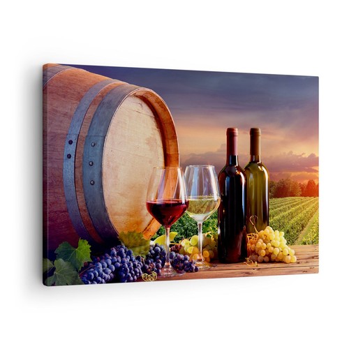 Quadro tela 70x50cm vino - tela,