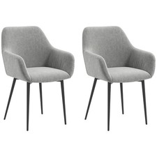 Set 2 Sedie Imbottite Stile